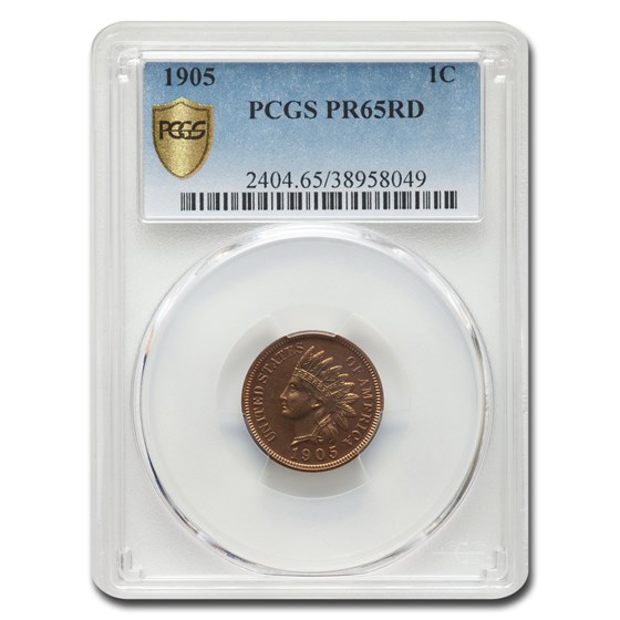 1905 Indian Head Cent PR-65 PCGS (Red) 1905 Indian Head Cent PR-65 PCGS (Red)